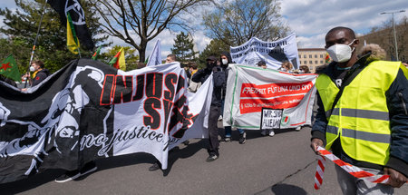 Protest gegen Polizeigewalt in Berlin (8.5.2021) Protest gegen Polizeigewalt in Berlin (8.5.2021)