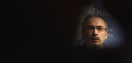 Verengter Blick: Für Michail Chodorkowski sitzt der Teufel im Kr... Verengter Blick: Für Michail Chodorkowski sitzt der Teufel im Kr...