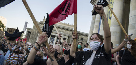 Protest in Polen: Demonstration gegen die Unterdrückung der LGBT... Protest in Polen: Demonstration gegen die Unterdrückung der LGBT...