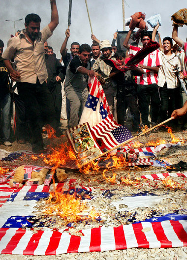 US-Truppen raus! Freitagsdemonstration in Sadr City, Bagdad US-Truppen raus! Freitagsdemonstration in Sadr City, Bagdad