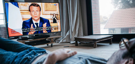 Ein Jahr vor der Präsidentschaftswahl erhält Macron durch den ge...