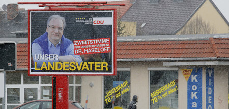 Klappt es nochmal für den selbsternannten »Landesvater«? (CDU-Wa