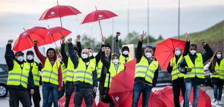 Löhne rauf! Die Gewerkschafter sind kampfbereit (Streikaktion vo...