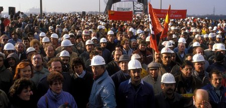 Die letzte große Kraftprobe: Streik gegen die Schließung des Kru...