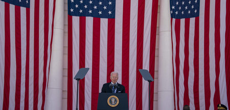 Neues PR-Team: US-Präsident Joseph Biden (Arlington, 31.5.2021)