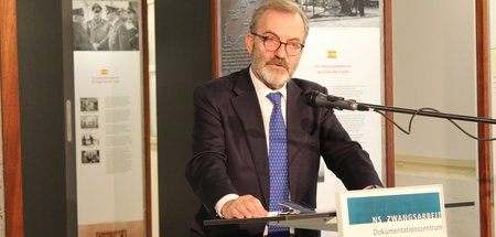 Der Botschafter Spaniens in der BRD, Ricardo Martínez Vázquez, b...