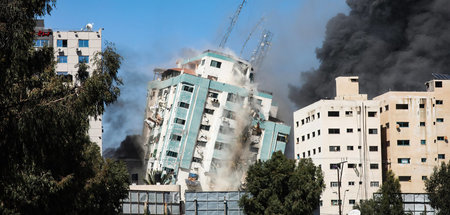 Mit einem gezielten Luftschlag zerstört die israelische Armee am...