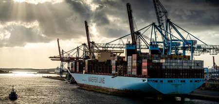 Die dänische Reederei teilt Häfen weltweit ungern (Göteborg)