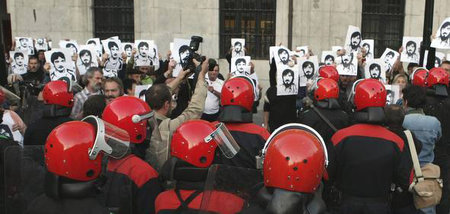 Eine Gedenkveranstaltung für JosÃ Antonio Lasa und JosÃ Ignacio ...