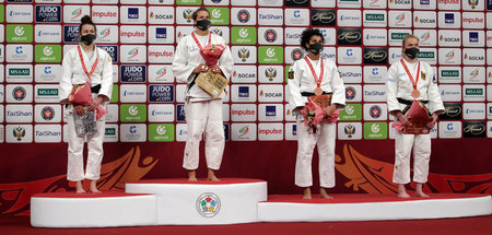 Anna-Maria Wagner ganz oben auf dem Siegerinnentreppchen