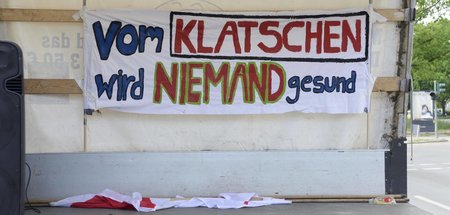 Kundgebung der Berliner Krankenhausbewegung für mehr Personal un...