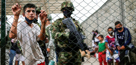 Für den Westen vor allem Manövriermasse: Venezolanische Migrante...