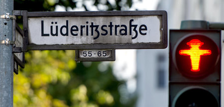Noch ist unklar, wie lange die Berliner Lüderitzstraße ihren Nam...