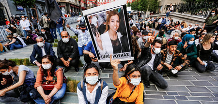 Demonstration nach dem Mord an Deniz Poyraz am Donnerstag in Ist...