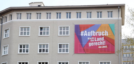 Aber wer soll dies tun, wenn nicht wir? Werbebanner der Linkspar...