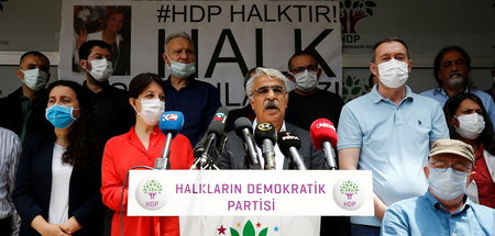 Pressekonferenz der HDP-Führung nach der Erklärung des Verfassun...