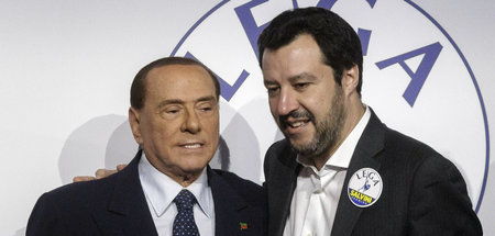 Demnächst in einer Partei? Silvio Berlusconi und Matteo Salvini