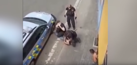 Ausschnitt aus dem in den sozialen Medien verbreiteten Video vom...