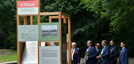 Gedenkveranstaltung auf dem Gelände der KZ-Gedenkstätte Buchenwa...