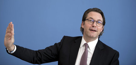 Verantwortung weist Verkehrsminister Andreas Scheuer (CSU) weit ...