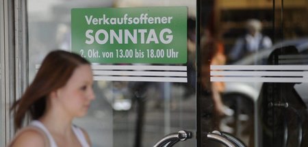 Handelskonzerne sind keine Freunde von Schließzeiten: Verkaufsof...