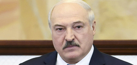 Belarus und Staatspräsident Alexander Lukaschenko reagieren auf