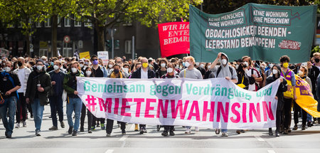 Demonstration gegen den »Mietenwahnsinn« in Berlin (23.5.2021)