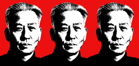 Liu Shaoqi (1898–1969) war als eines der ersten Mitglieder in de...