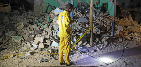 Immer wieder Selbstmordanschläge in Mogadischu (Archivaufnahme v