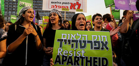 Diskriminierung in Gesetz gegossen: Proteste gegen das israelisc...