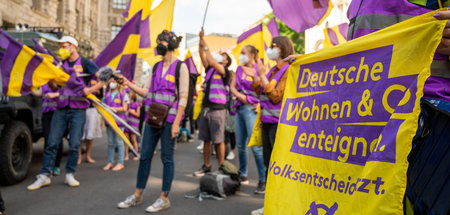 Haben schon einige Etappen geschafft: Aktivisten der Initiative ...