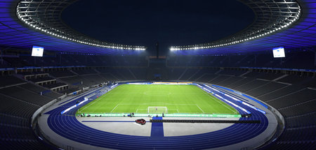 Eine Sportstätte, die zum Hochsicherheitstrakt werden könnte (Be... Eine Sportstätte, die zum Hochsicherheitstrakt werden könnte (Be...
