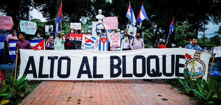 Lateinamerikanische Solidarität mit Kuba: In El Salvador wird da...