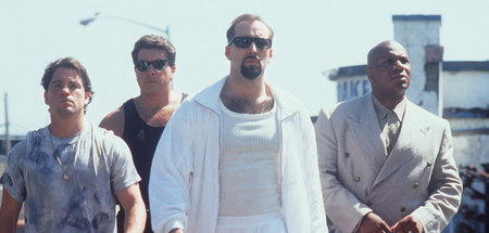 Little Junior (Nicolas Cage, M.) und seine Gang: »Kiss of Death« Little Junior (Nicolas Cage, M.) und seine Gang: »Kiss of Death«