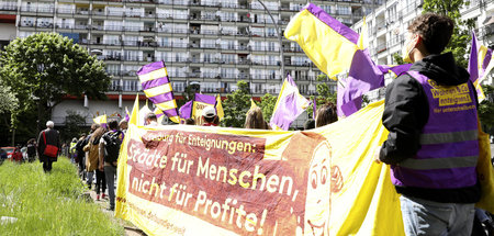 Demonstration unter dem Motto »Gegen den Mietenwahnsinn« (Mai 20... Demonstration unter dem Motto »Gegen den Mietenwahnsinn« (Mai 20...