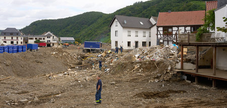 Spuren der Verwüstung im rheinland-pfälzischen Rech (8.8.2021) Spuren der Verwüstung im rheinland-pfälzischen Rech (8.8.2021)