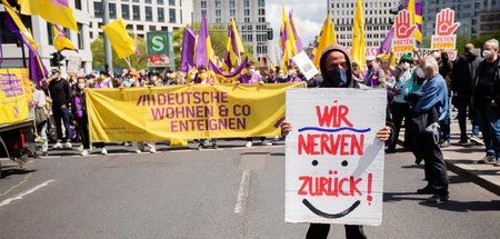 Demo gegen die Mietenexplosion in Berlin (23.5.2021)