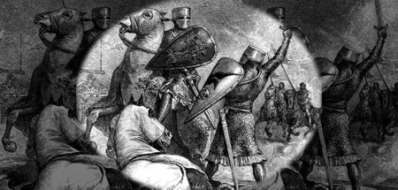 Anhänger des Arrangements und Ritter im Dienste des gemäßigten N...