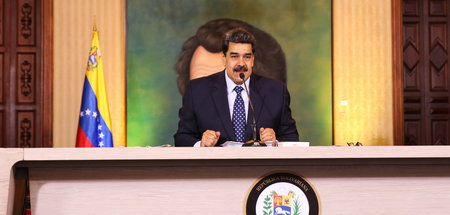 Erneut unter Beschuss: Venezuelas Präsident Nicolás Maduro spric... Erneut unter Beschuss: Venezuelas Präsident Nicolás Maduro spric...