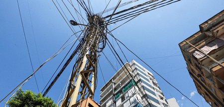 Durch diese Kabel soll jetzt Strom aus Jordanien fließen (Tyre, ...