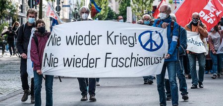 Demonstration am Antikriegstag in Kassel (1.9.2020)