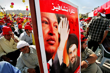 Mit Hugo Chávez und Scheich Hassan Nasrallah zum Sieg – Hisbolla...