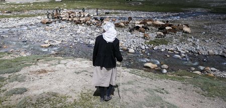 Der schmale Wachankorridor verbindet Afghanistan mit China und i...