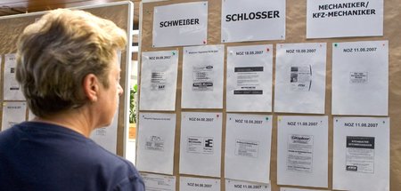 Schlechte Aussichten: Der Anteil derer, die länger als zwölf Mon...