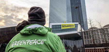 Protest gegen die Finanzpolitik der Europäischen Zentralbank: »5...