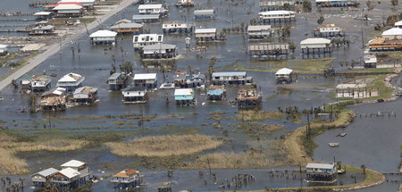 Zukünftig noch öfter: Überschwemmung in Louisiana nach dem Durch...