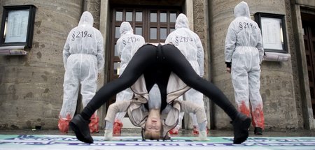 Performance der »Medical Students for Choice« für die Streichung...