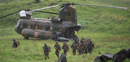 Gemeinsame Militärübung der japanischen »Selbstverteidigungskräf...