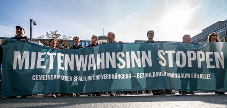 Demo gegen den »Mietenwahnsinn« in Frankfurt am Main (20.10.2018...
