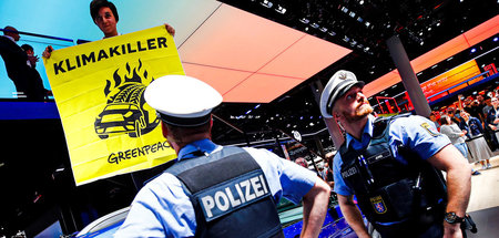 »Kämpfen für eine radikale Verkehrswende« (Protest während der I...